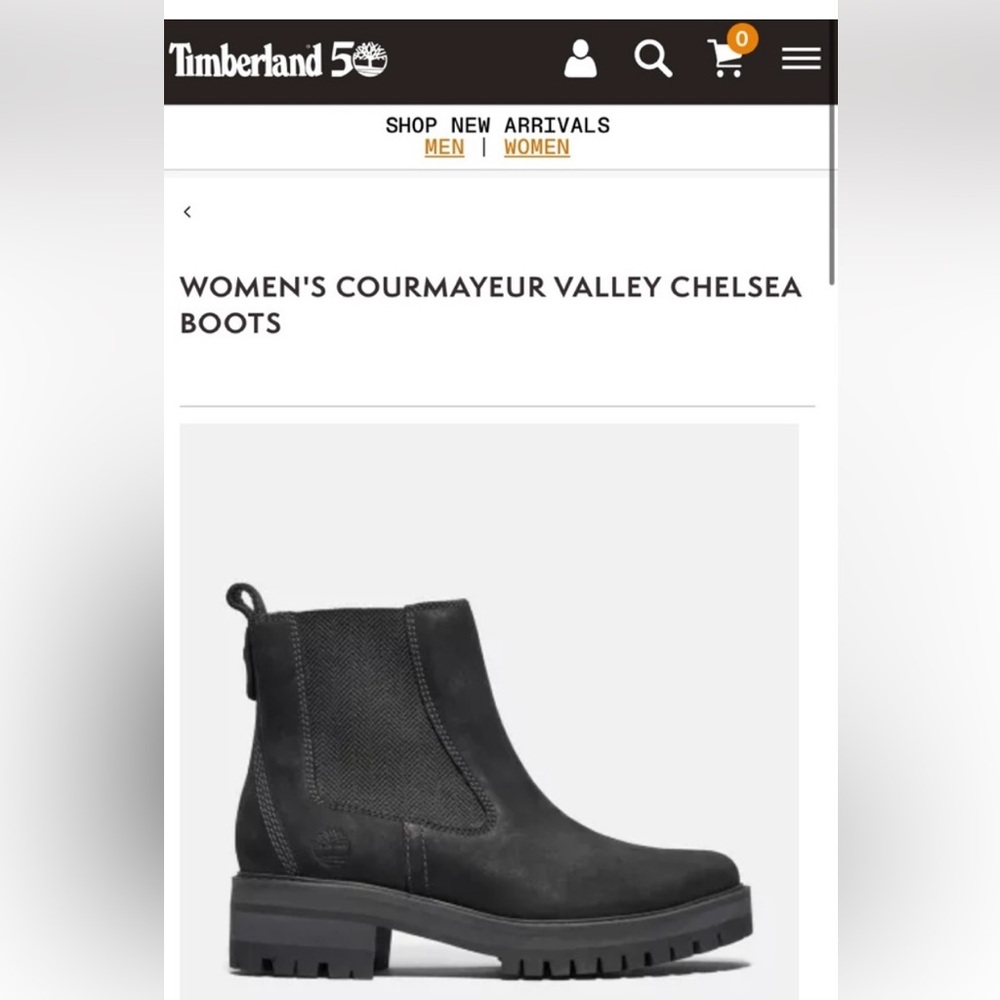 Timberland Women's Courmayeur Valley Chelsea Ankle Boots - Black